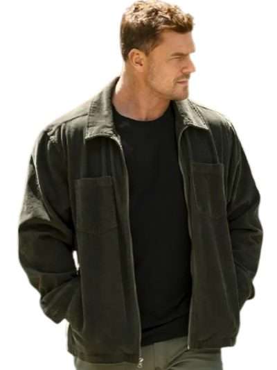 Reacher 2026 Alan Ritchson Olive Green Jacket