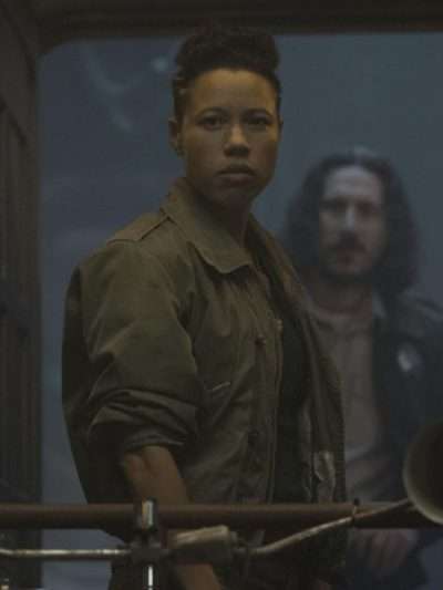Shirley Campbell Silo S02 Grey Cropped Jacket Jacket