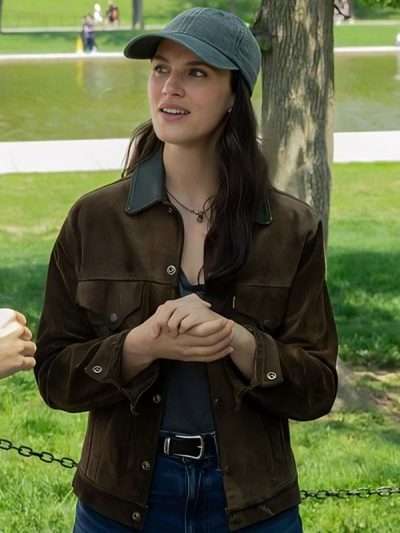 Silo 2026 Jessica Brown Findlay Suede Jacket