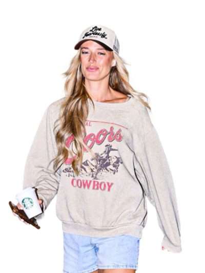 Sophie Cunningham Coors Cowboy Moss Grey Sweatshirt