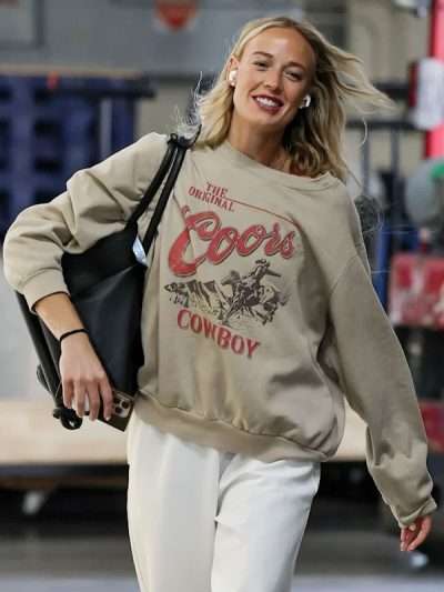 Sophie Cunningham 2026 Coors Cowboy Moss Grey Sweatshirt