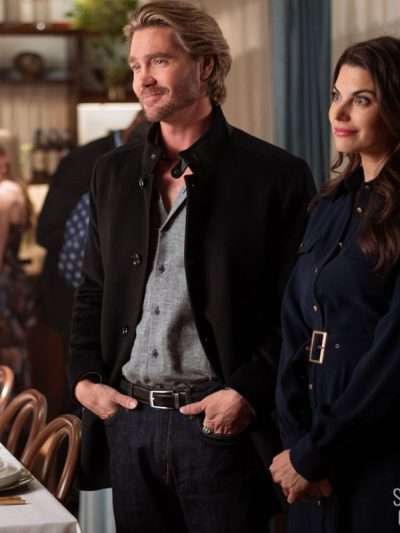 Sullivan's Crossing S04 Chad Michael Murray Black Black Wool Coat