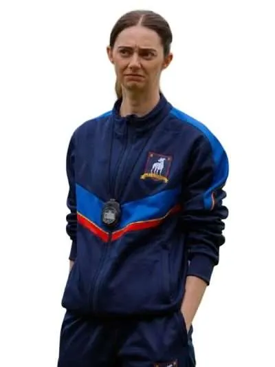 Ted Lasso S04 Tanya Reynolds Blue Track Jacket