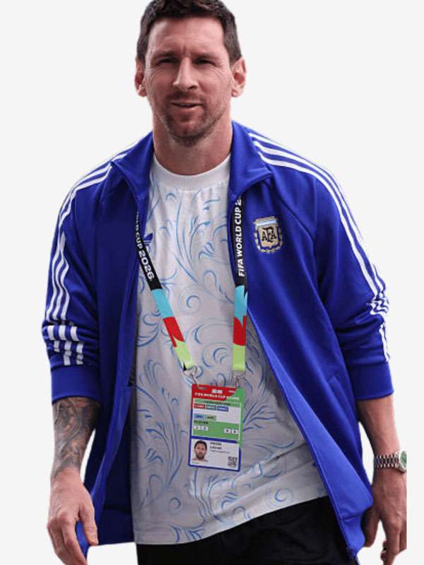 Lionel Messi Argentina Blue Track Jacket