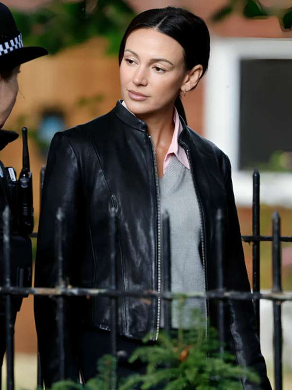The Blame S01 Michelle Keegan Black Leather Jacket