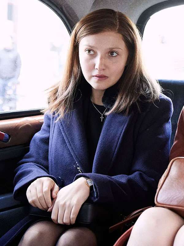 The Lady Mia McKenna-Bruce Navy Blue Coat