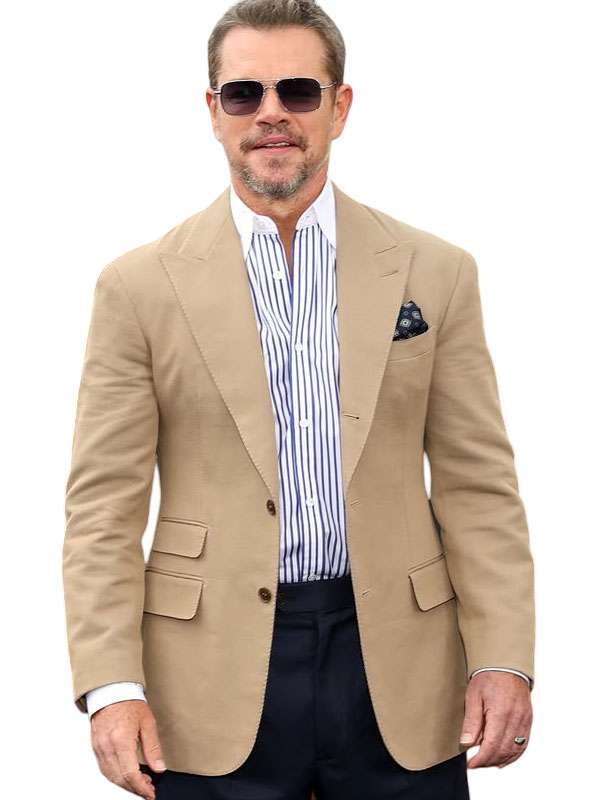 The Odyssey 2026 Movie Event Matt Damon Blazer