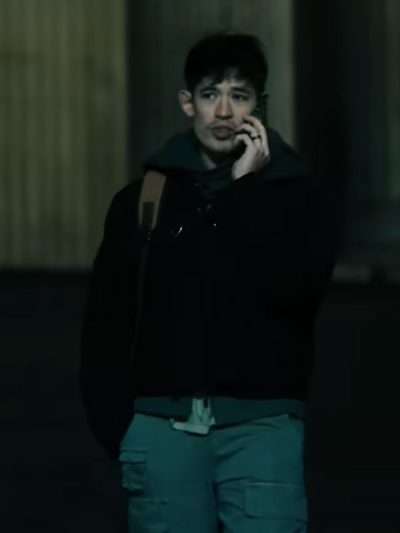 Slow Horses S06 Christopher Chung Black Jacket