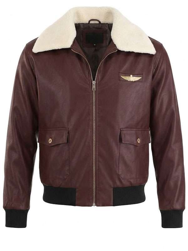 WW2 Pilot Bomber Leather Jacket