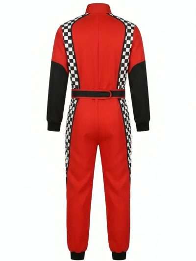 Adults Swift Racer Red Jumpsuit