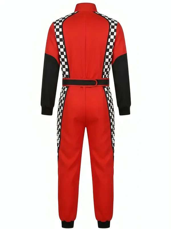 Adults Swift Racer Red Jumpsuit