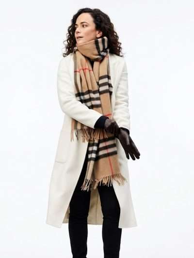 Amanda Lucas Dark Matter White Trench Coat