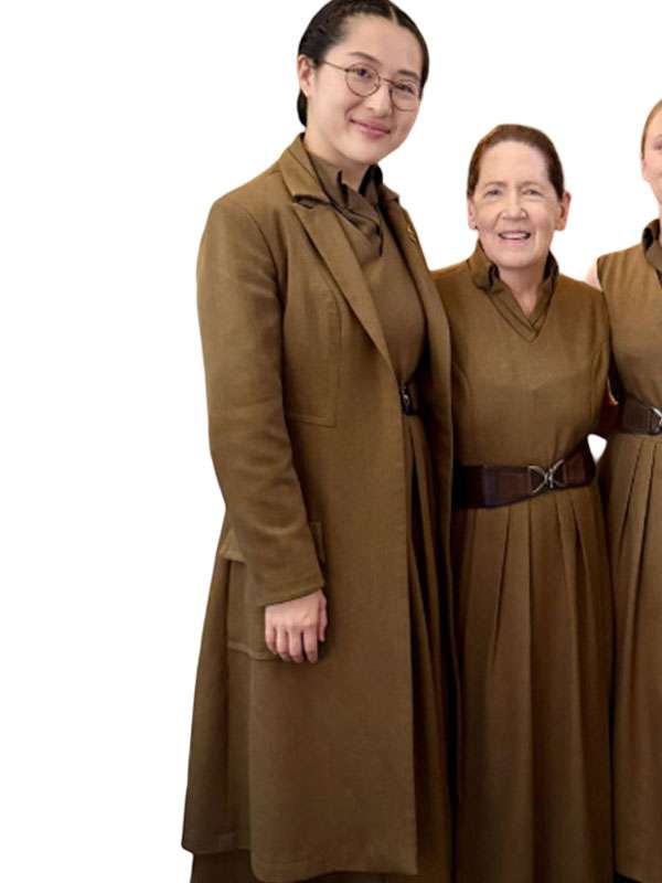 Aunt Vidala The Testaments Khaki Wool Coat