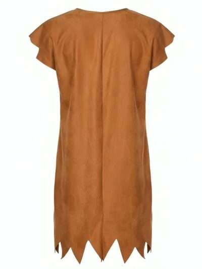 Halloween Barney Rubble Costume for Adults