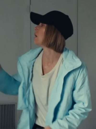 Chloe Taylor The Better Sister Blue Puffer Jacket
