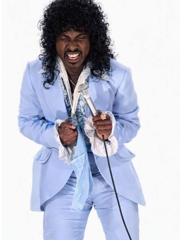 Coming to America Randy Watson Blue Costume Suit