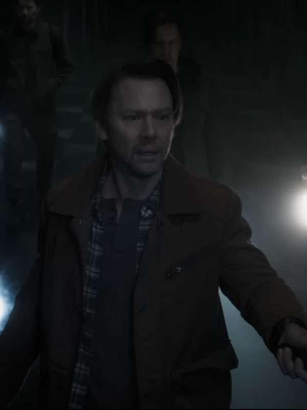 Dark Matter S02 Jimmi Simpson Brown Cotton Jacket