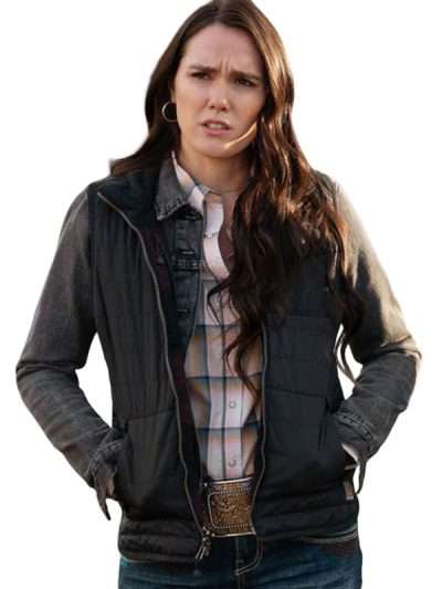 Eden Brolin Black Quilted Vest