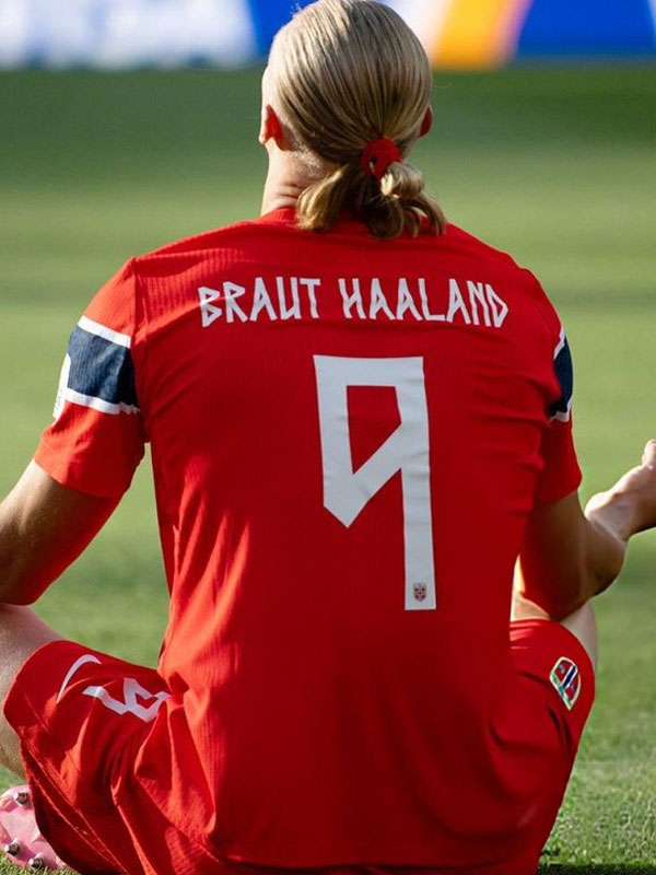 Norway FIFA World Cup Haaland Red Jersey