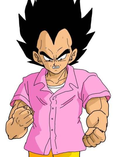 D-Ball Z Vegeta Pink Badman Shirt