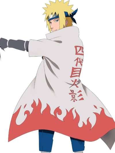 Fourth Hokage Minato Flame Print Coat