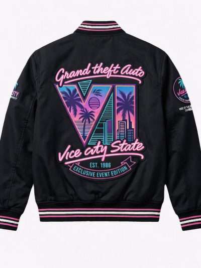 GTA VI Vice City State Bomber Jacket
