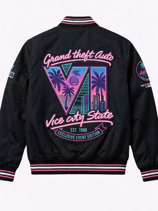 GTA VI Vice City State Bomber Jacket
