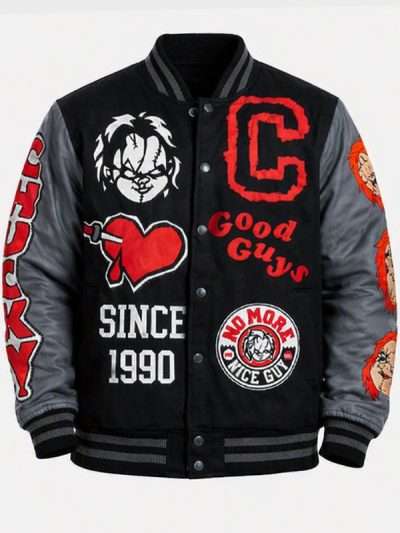 Chucky Since 1990 Good Guys Varsity Jacket
