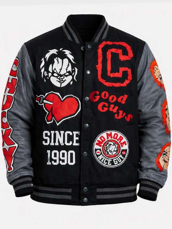 Chucky Since 1990 Good Guys Varsity Jacket