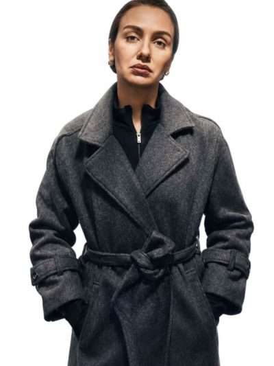 Birce Akalay Graveyard Grey Coat