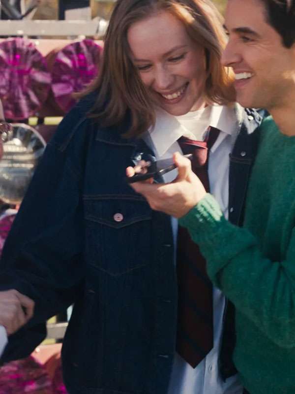 Hacks Ava Daniels Blue Denim Jacket