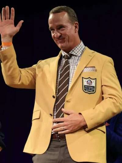Hall of Fame 2026 Football Pro Dinner Ceremony Gold Blazer Jacket