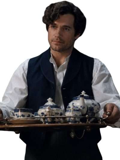 Henry Cavill Enola Holmes 3 Blue Vest