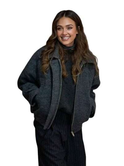 Honest Renovations S04 Jessica Alba Grey Jacket