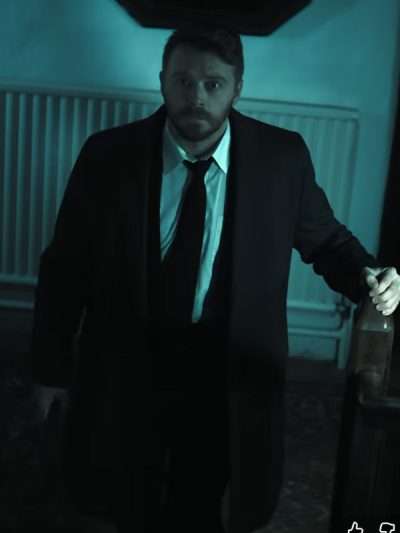 Jack Lowden Slow Horses Black Coat