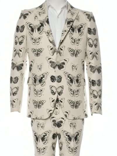 Jake Maskall The Royals S03 Butterfly Print Suit