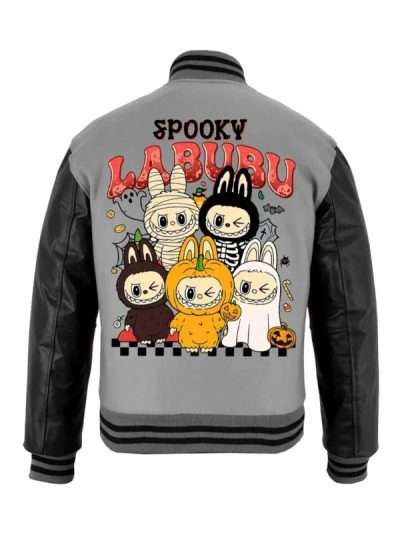Spooky Labubu Varsity Jacket