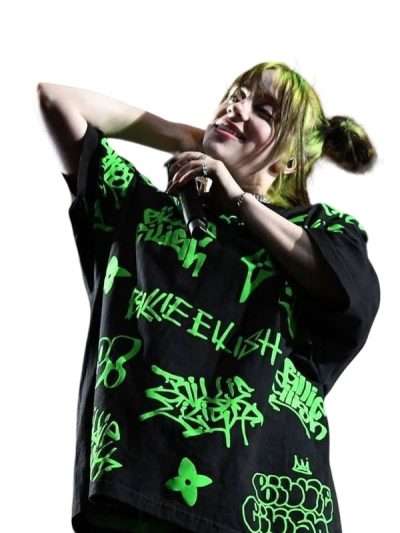 Billie Eilish Black Oversize T-Shirt