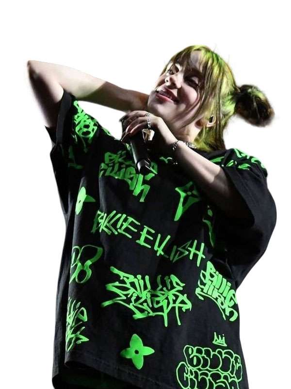 Billie Eilish Black Oversize T-Shirt