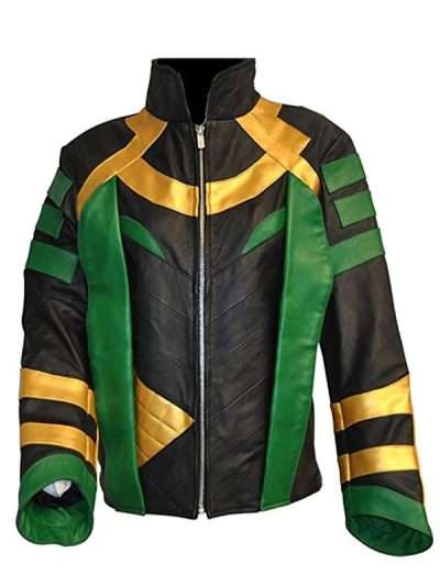 Loki Cosplay Leather Jacket