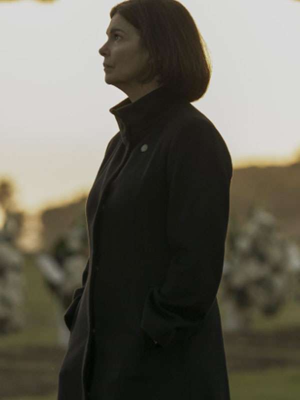 The Terminal List Lorraine Hartley Black Coat