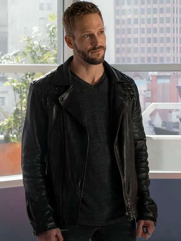 Mark Blaine The Flash Black Quilted Leather Jacket