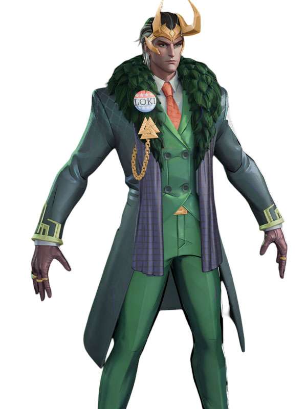 Marvel Rivals Loki Presidential Attire Coat