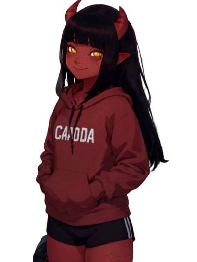 Merudiana Meru the Succubus Canada Hoodie
