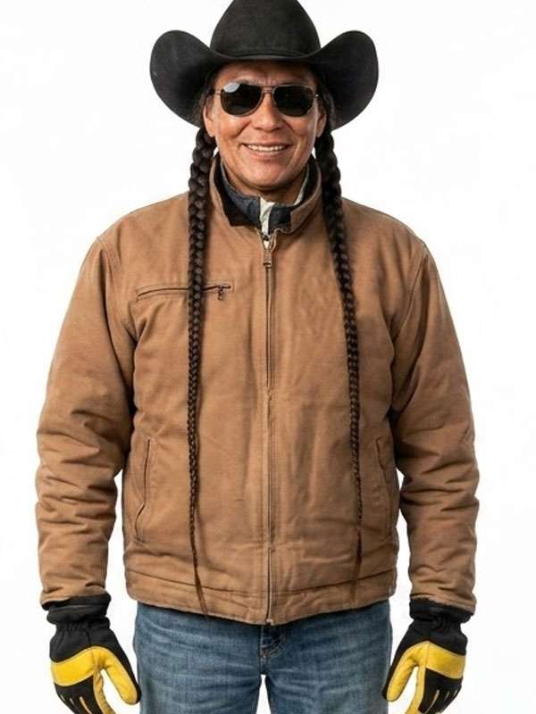 Mo Brings Plenty Brown Cotton Jacket