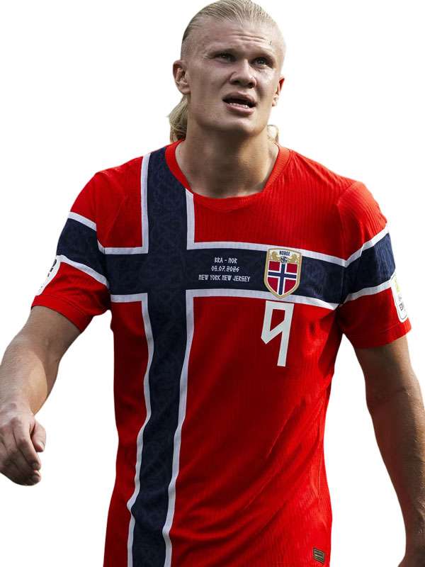 Erling Haaland FIFA World Cup 2026 Norway Red Jersey