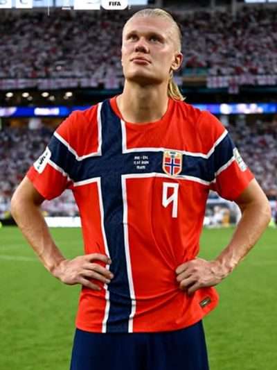 Norway FIFA World Cup 2026 Haaland Red Jersey