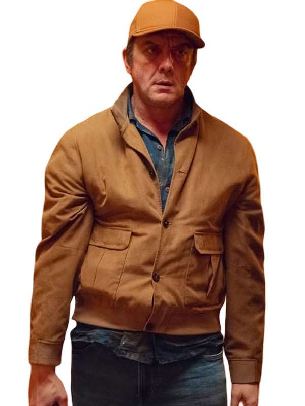 Peter Serafinowicz Hit Point Brown Jacket