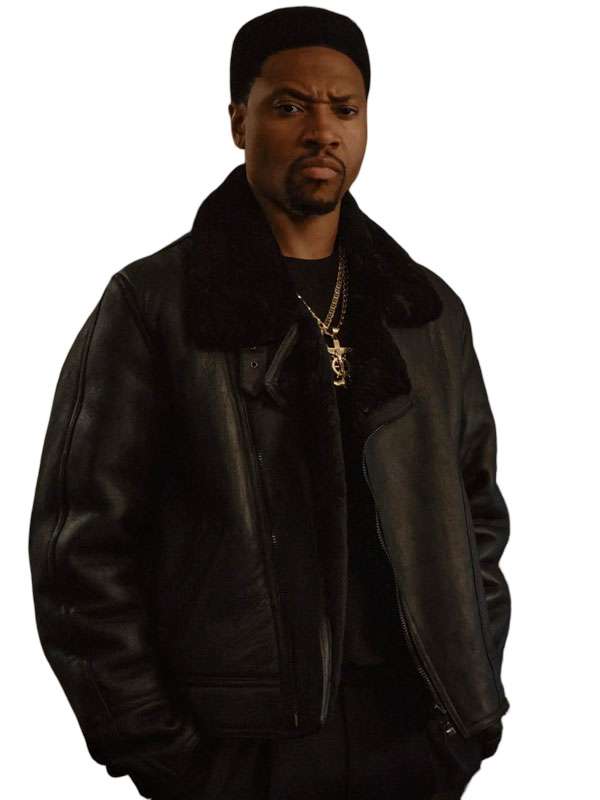 London Brown Raising Kanan Shearling Leather Jacket