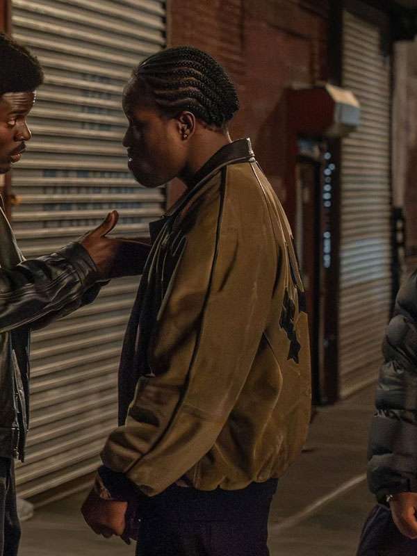 Power Book III Raising Kanan Shameik Moore Brown Bomber Jacket